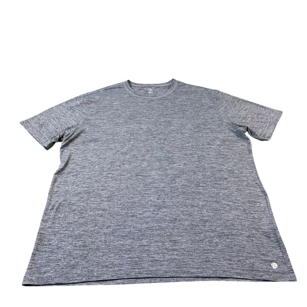 Rhoback Heathered Gray Performance S/S Men's T Shirt Size 2XL XXL